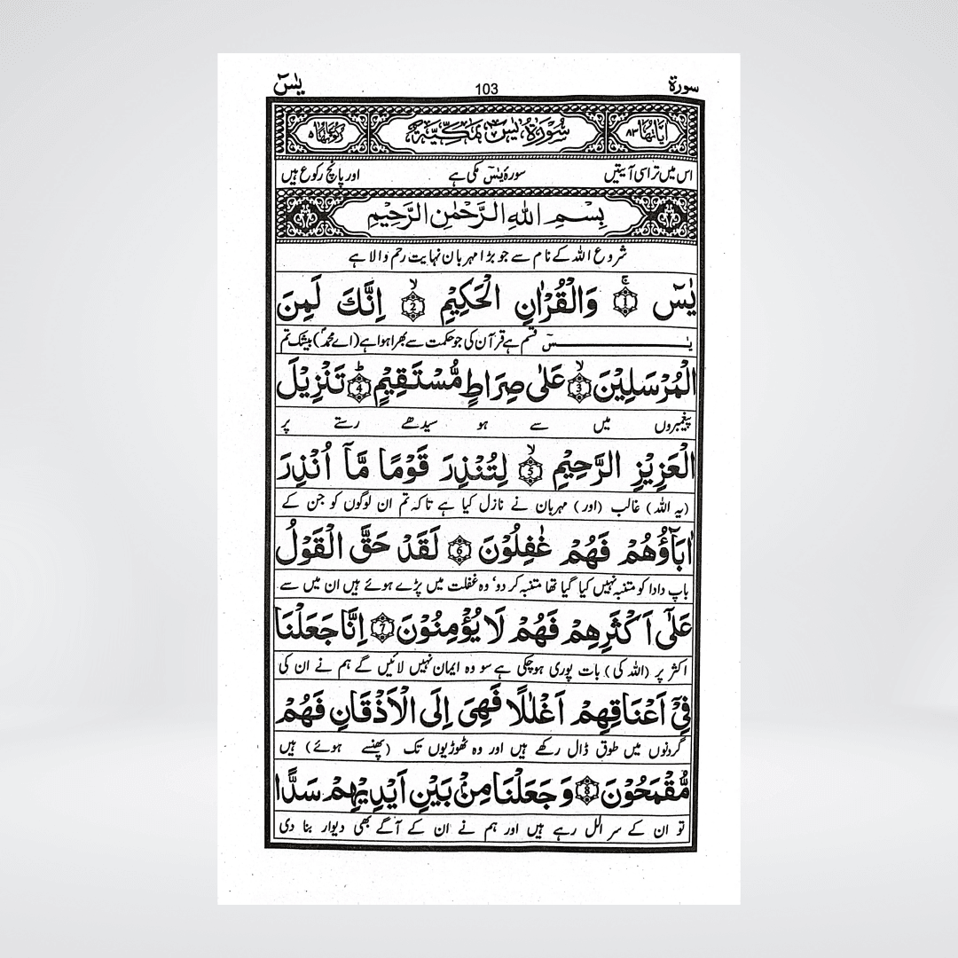 Panj Surah With Nabvi Majmua Wazaif