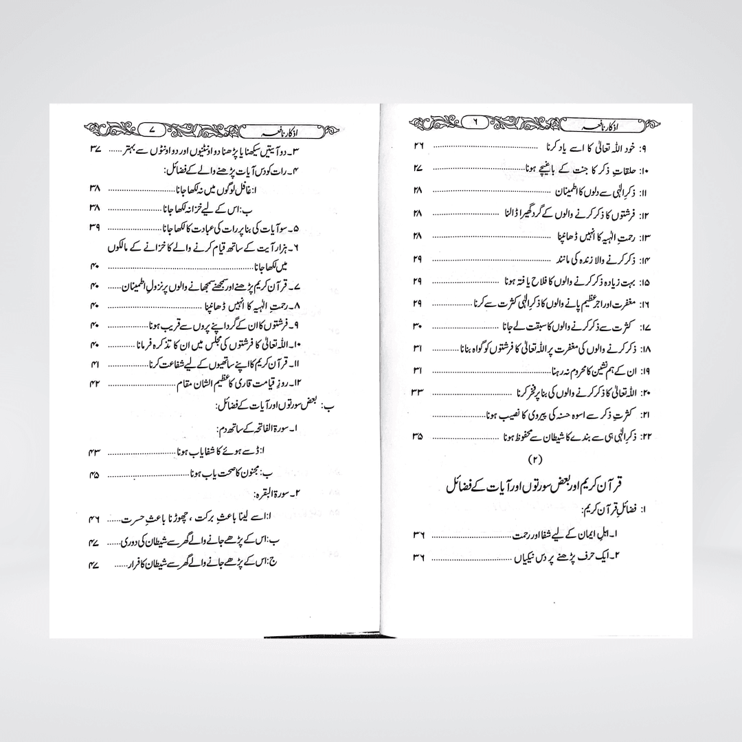 Kitab ul Azkar - Maktaba Quddusia 