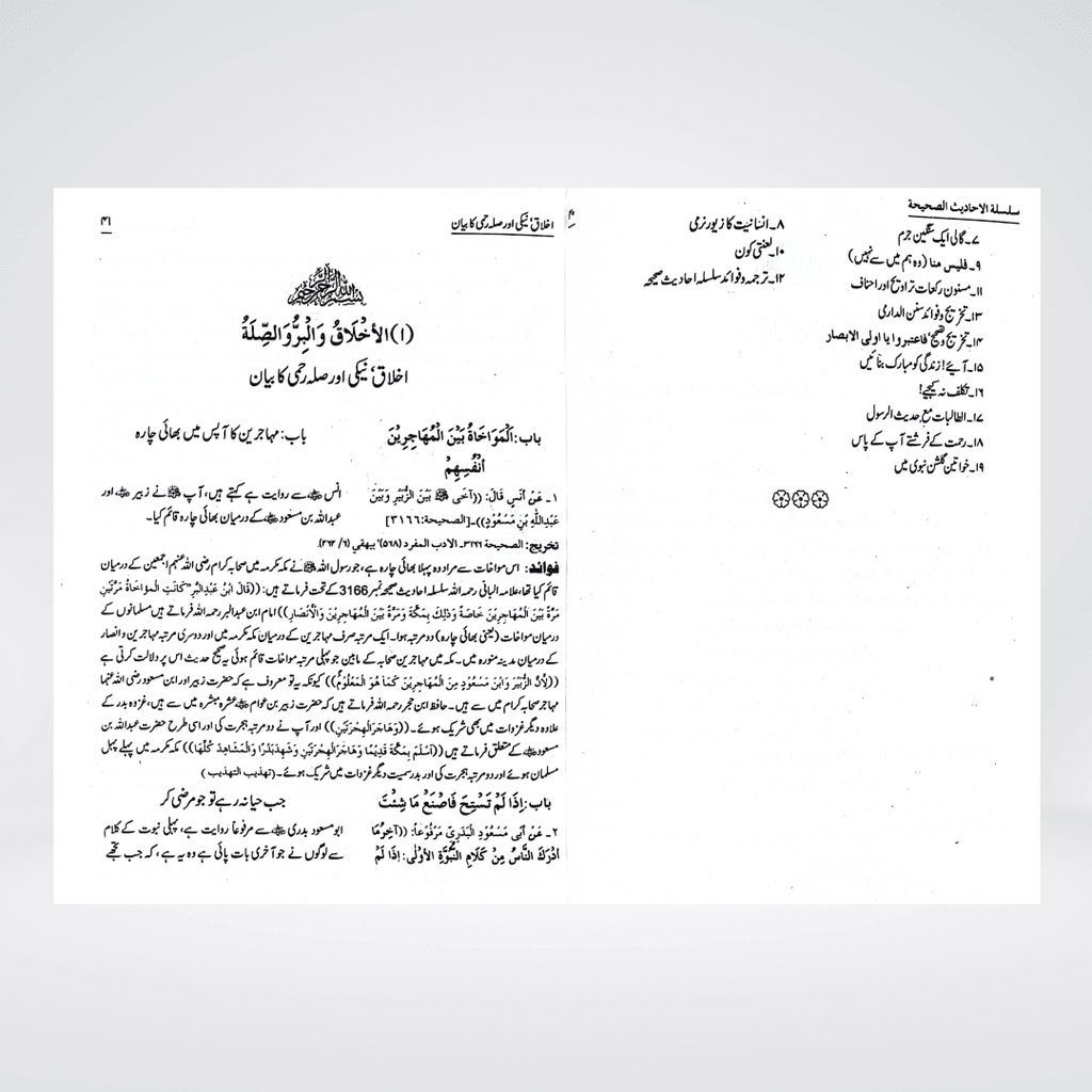 Silsila Ahadith-e-Sahiha (Urdu) Complete Set - Maktaba Quddusia 
