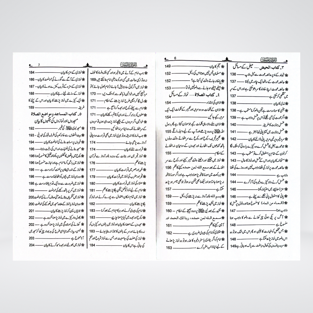 Al Lulu Wal Marjan Urdu side view showing book thickness and binding