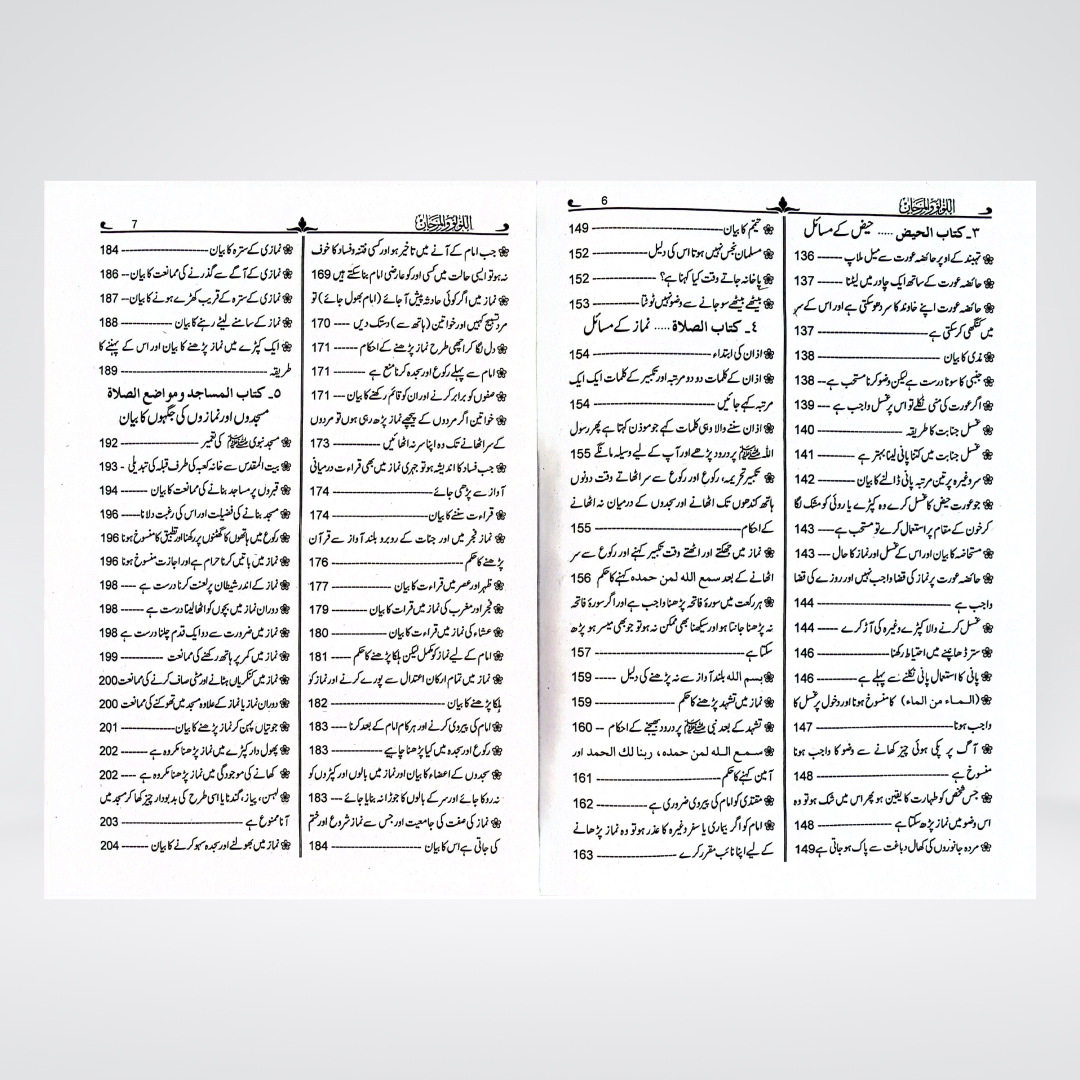 Al Lulu Wal Marjan Urdu side view showing book thickness and binding