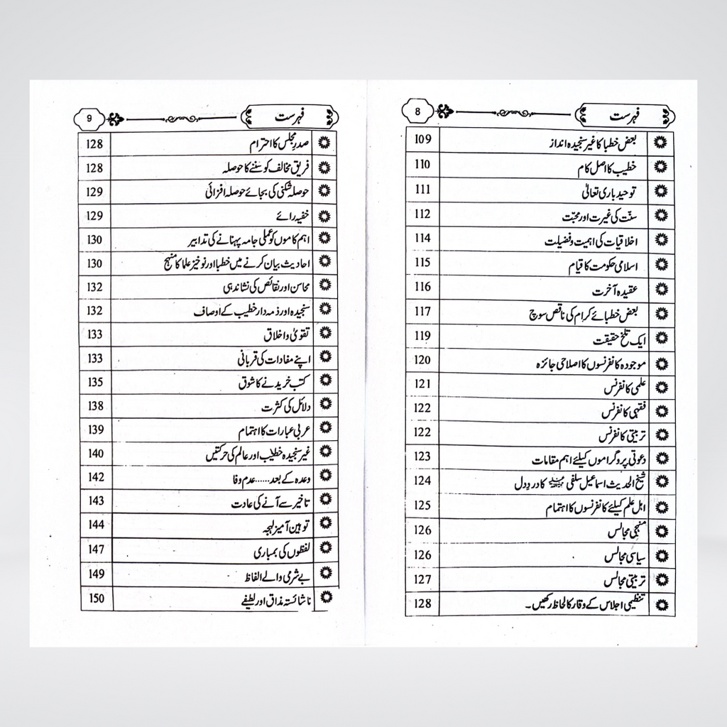 Islah Ki Rahain page spread for Islamic self-development study