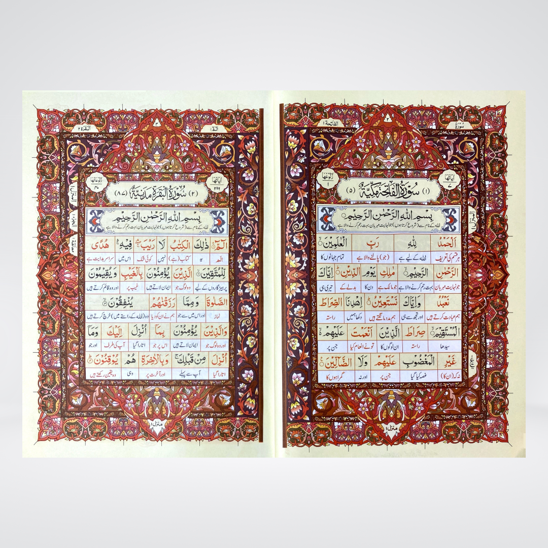 Mani ul Quran (Colorful) - Maktaba Quddusia 