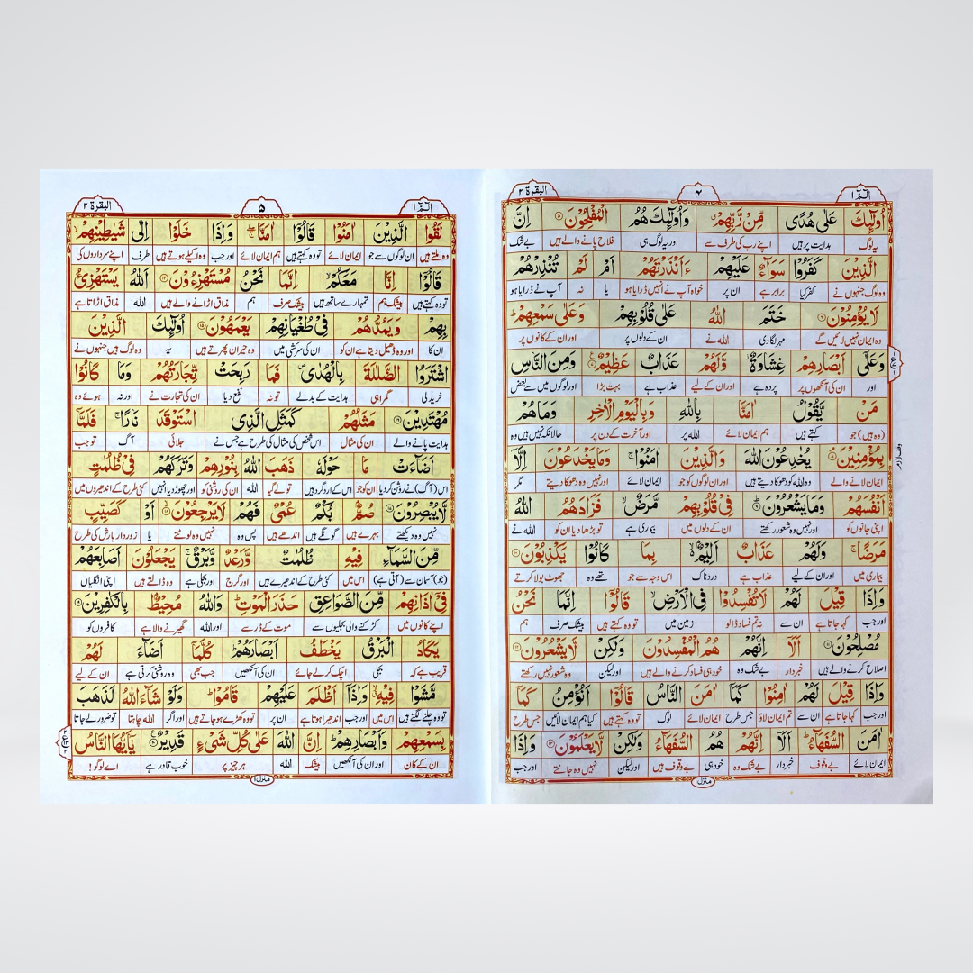 Mani ul Quran (Colorful) - Maktaba Quddusia 