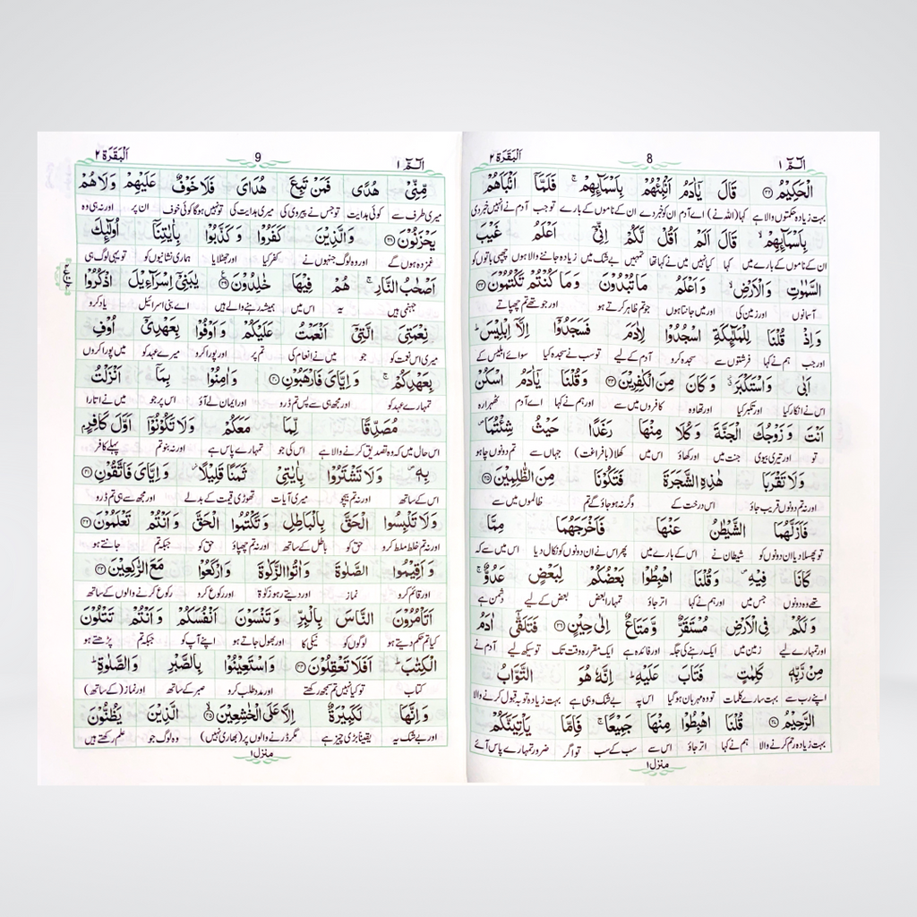 Mafhoom ul Furqan | Urdu Word by Word Quran Translation (Lafzi Tarjuma)