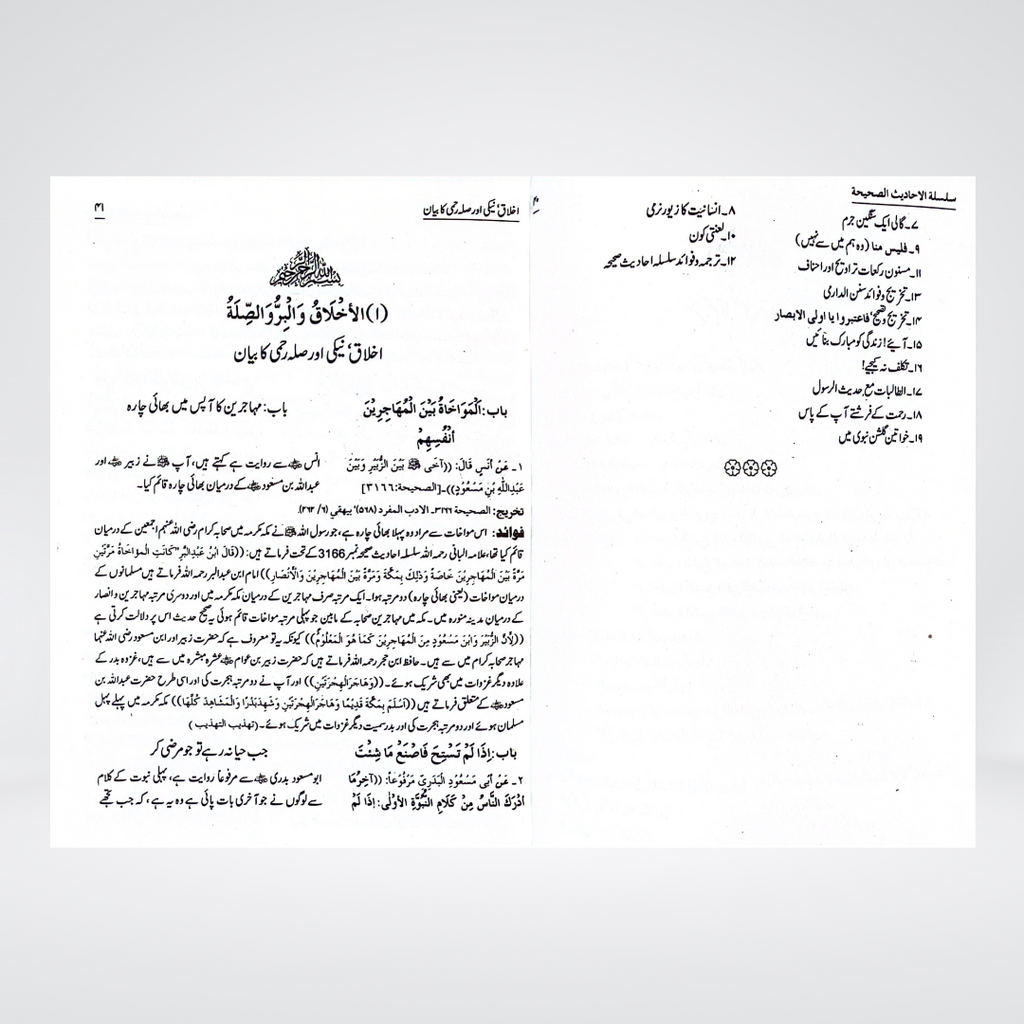 Silsila Ahadith e Sahihah Urdu | 3 Volumes by Sheikh Nasiruddin Albani