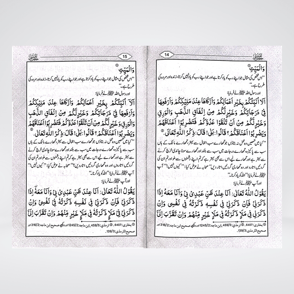 Hisnul Muslim (Dua Book) - Maktaba Quddusia 