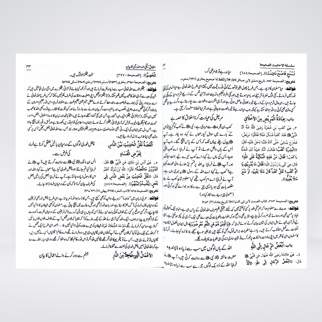 Silsila Ahadith e Sahihah Urdu | 3 Volumes by Sheikh Nasiruddin Albani