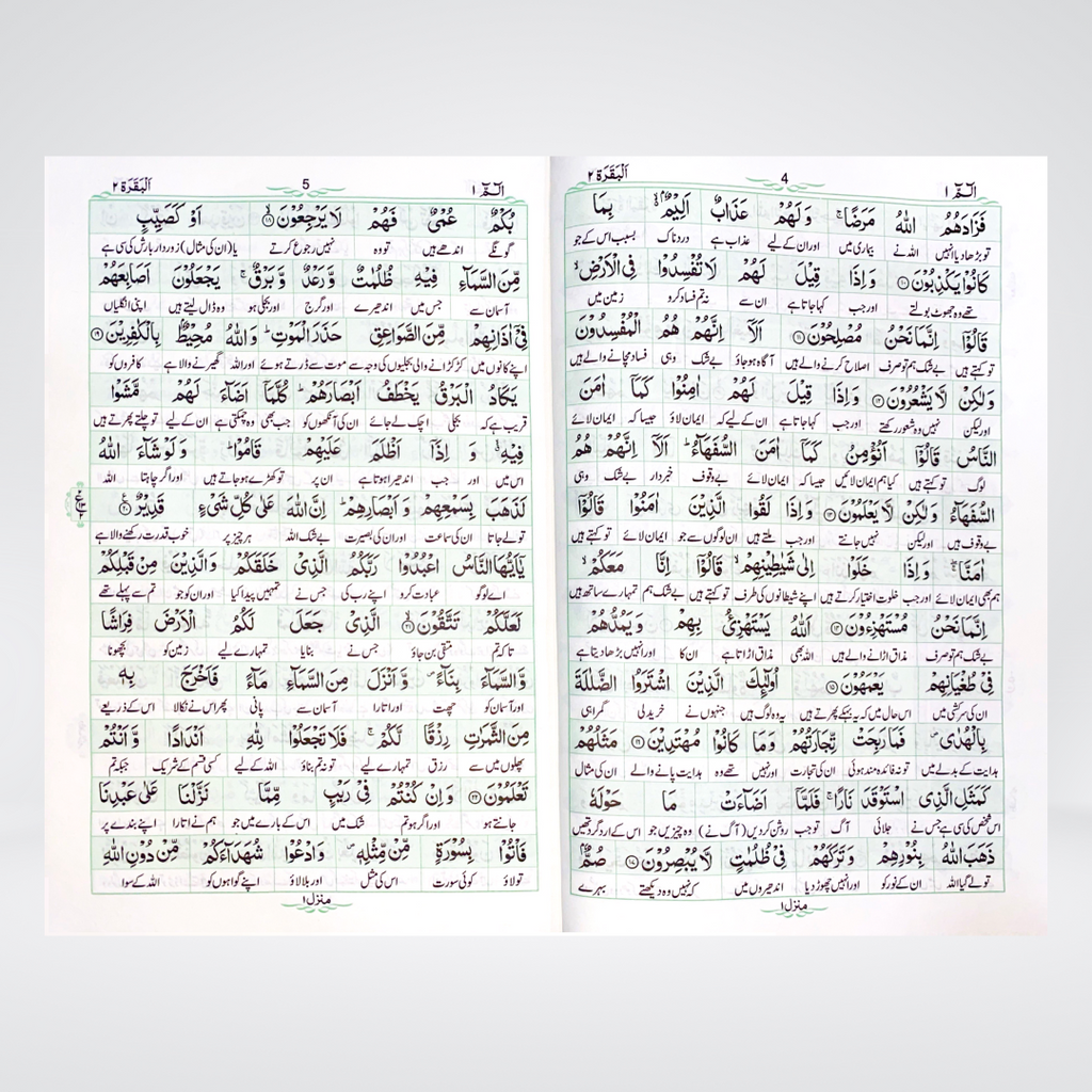 Mafhoom ul Furqan | Urdu Word by Word Quran Translation (Lafzi Tarjuma)