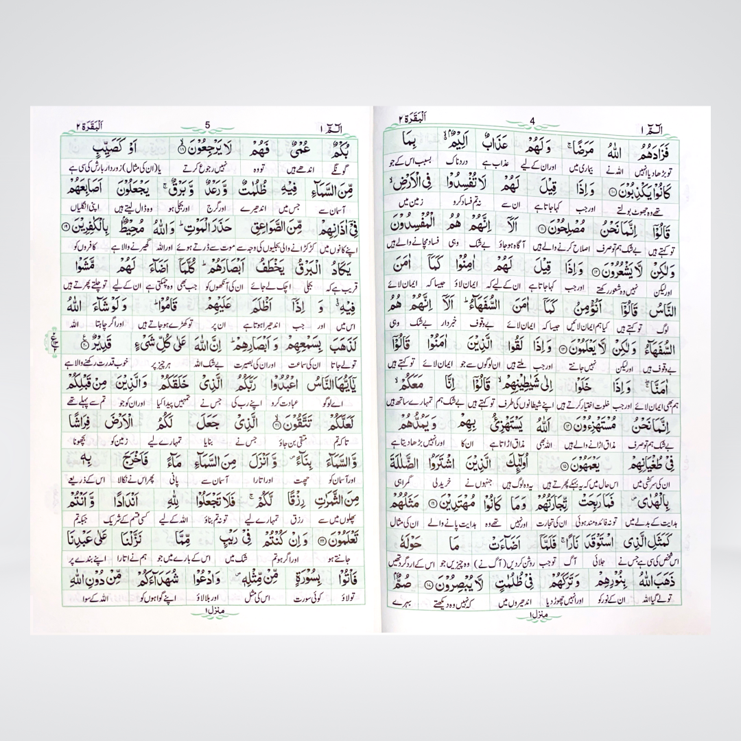 Mafhoom ul Furqan | Urdu Word by Word Quran Translation (Lafzi Tarjuma)