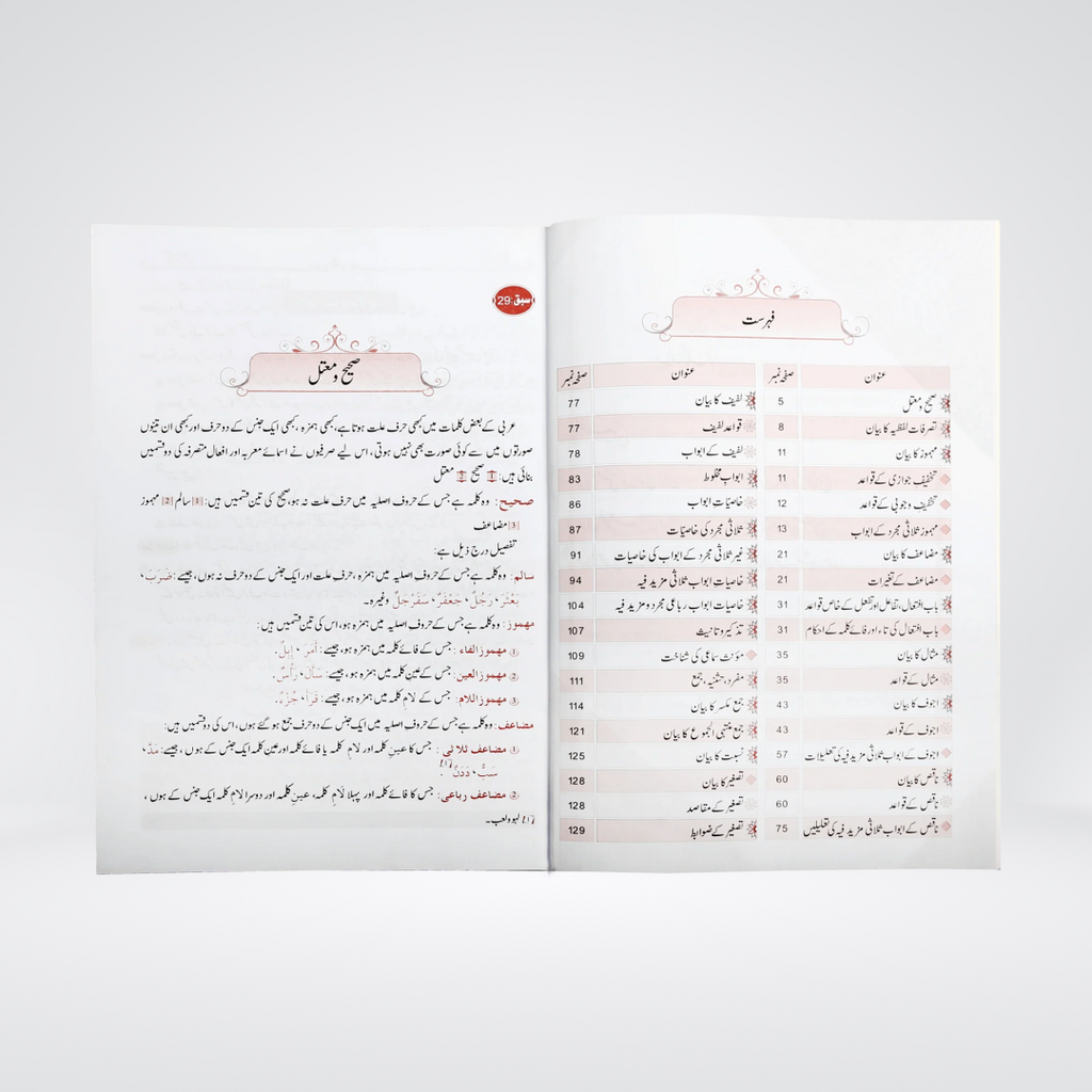 Qawaid al-Sarf Part 2 intermediate Arabic morphology pages