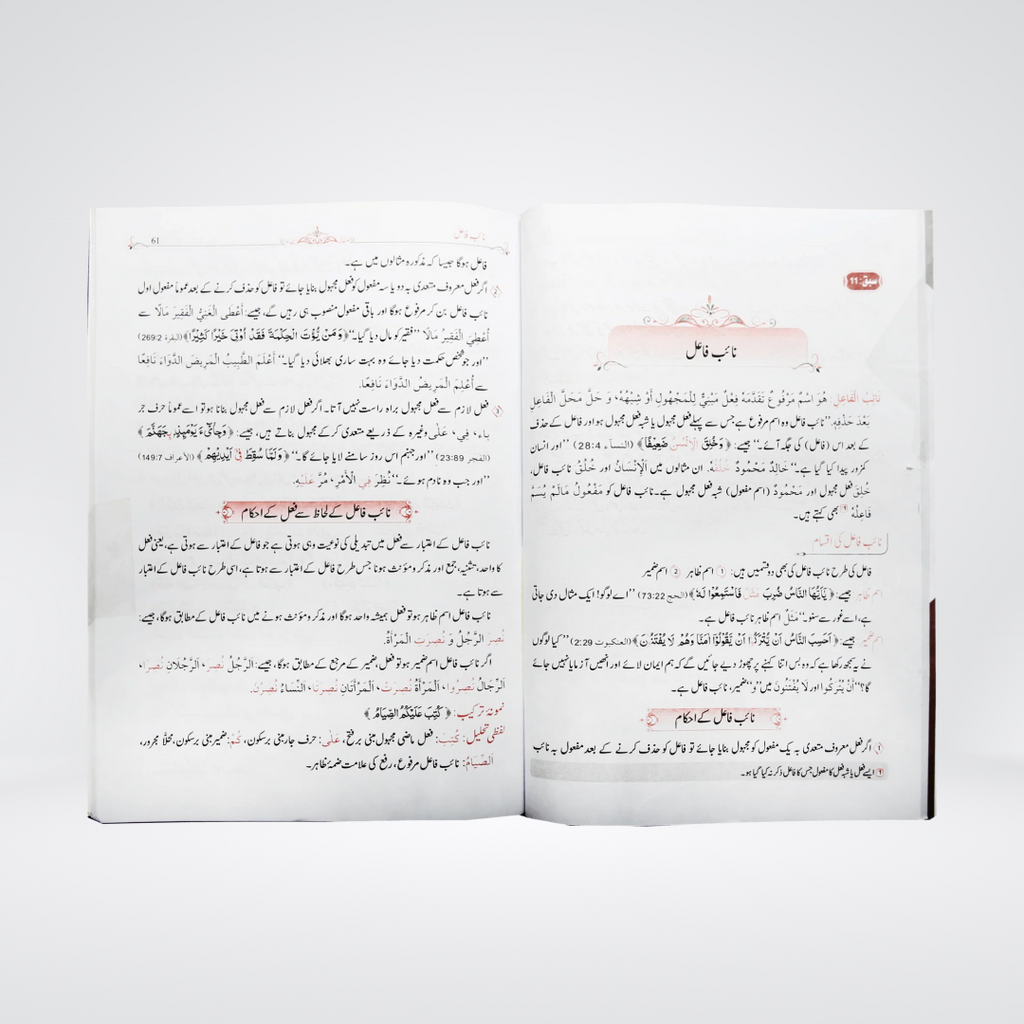 Qawaid al-Nahv Part 1 Urdu Arabic grammar study text