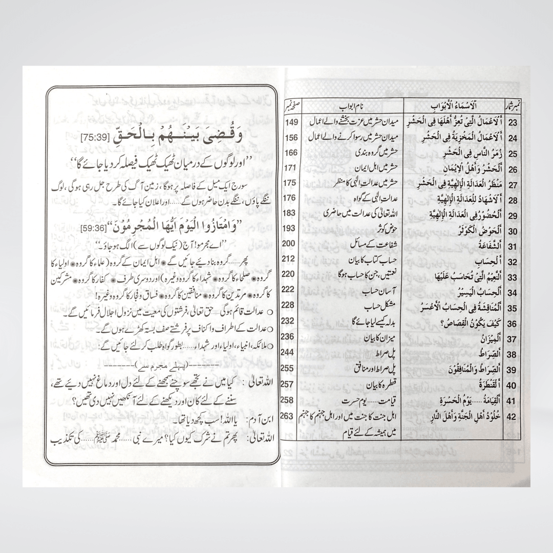 Qayamat Ka Bayan - Maktaba Quddusia 