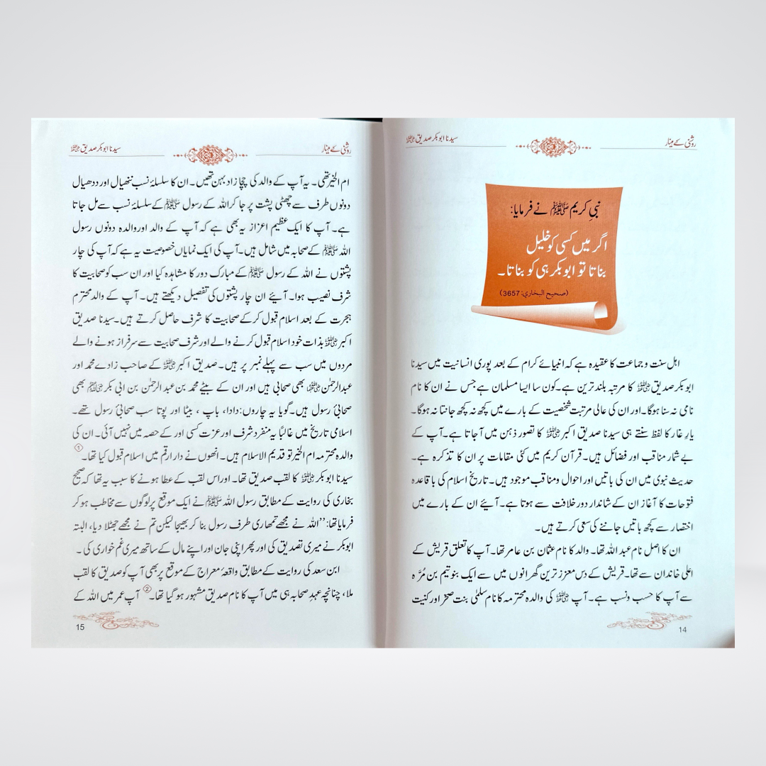 Roshni Kay Minar (Seerat e Sahaba) - Maktaba Quddusia 