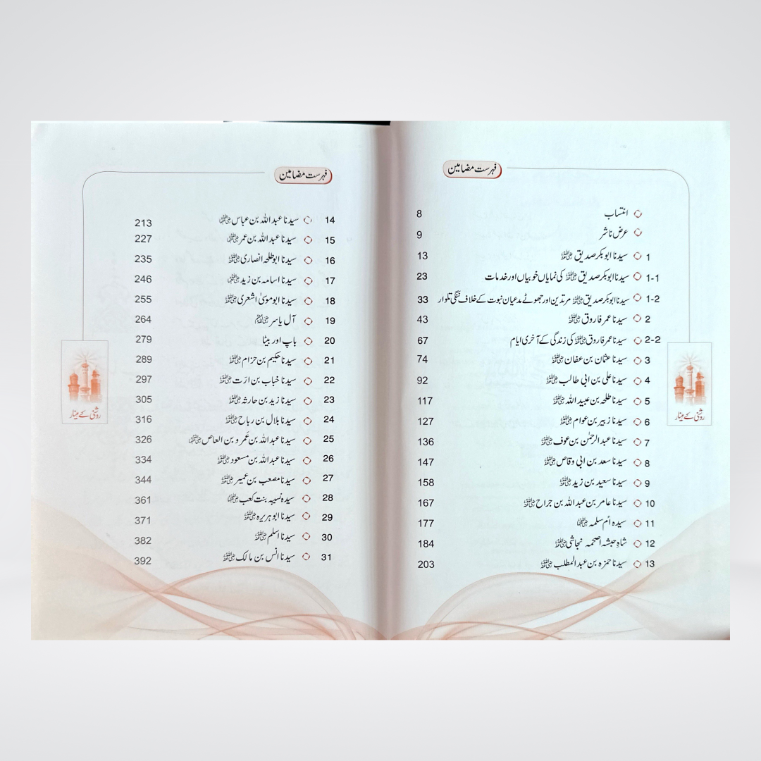 Roshni Kay Minar (Seerat e Sahaba) - Maktaba Quddusia 