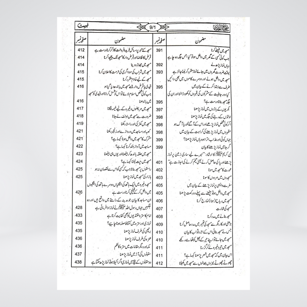 Sahih Bukhari | Complete Set | 8 Volumes | Standard Edition | Maktaba Islamia - Maktaba Quddusia 