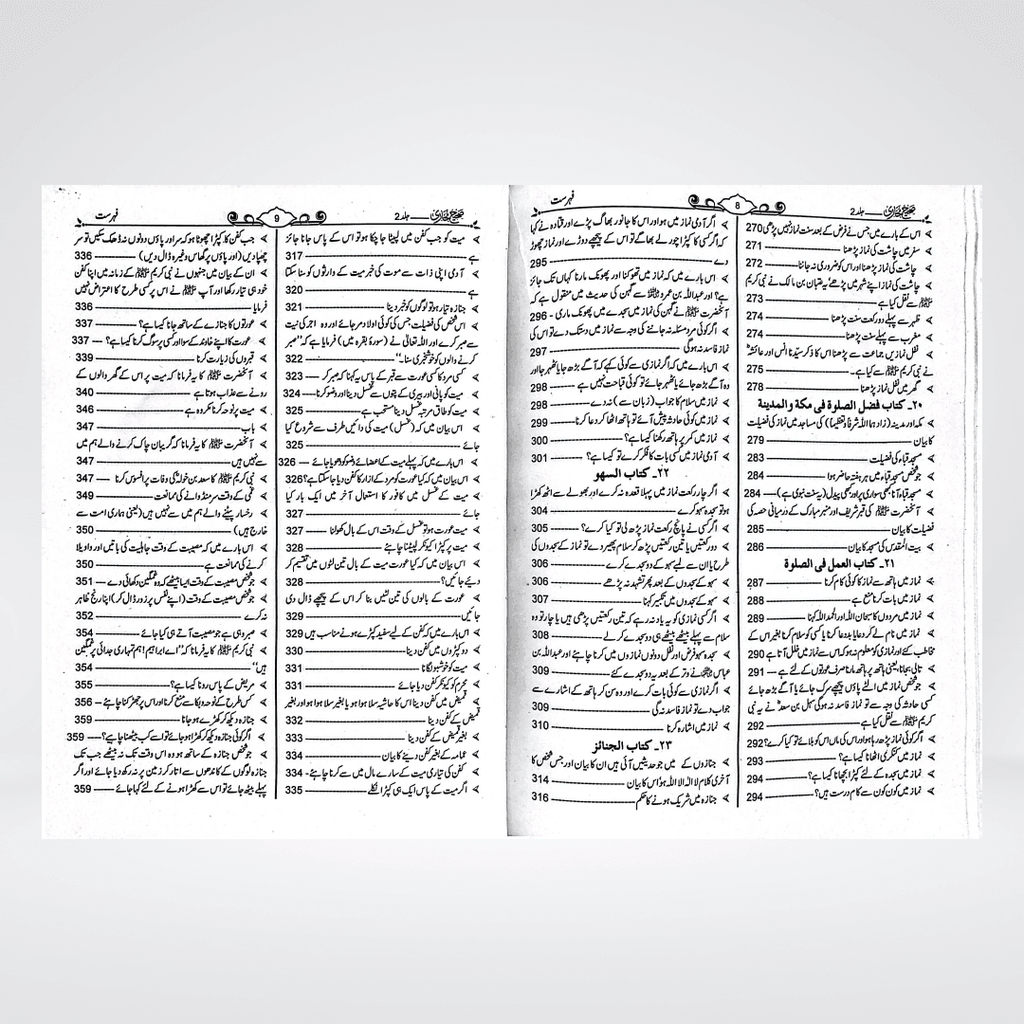 Sahih Bukhari (Urdu) | Complete Set | 8 Volumes | Premium Edition - Maktaba Quddusia 