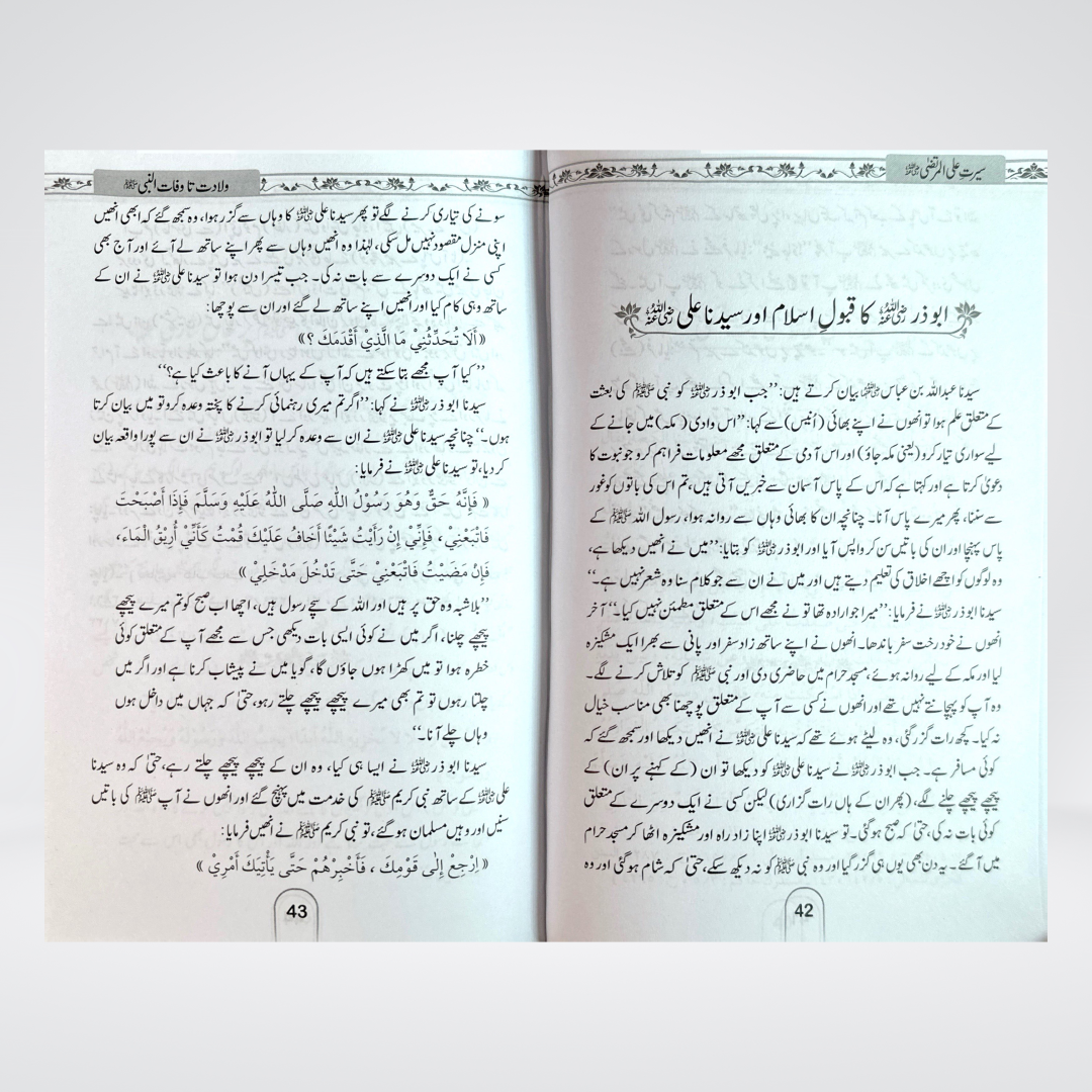 Seerat e Ali ul Murtaza (RA) - Maktaba Quddusia 