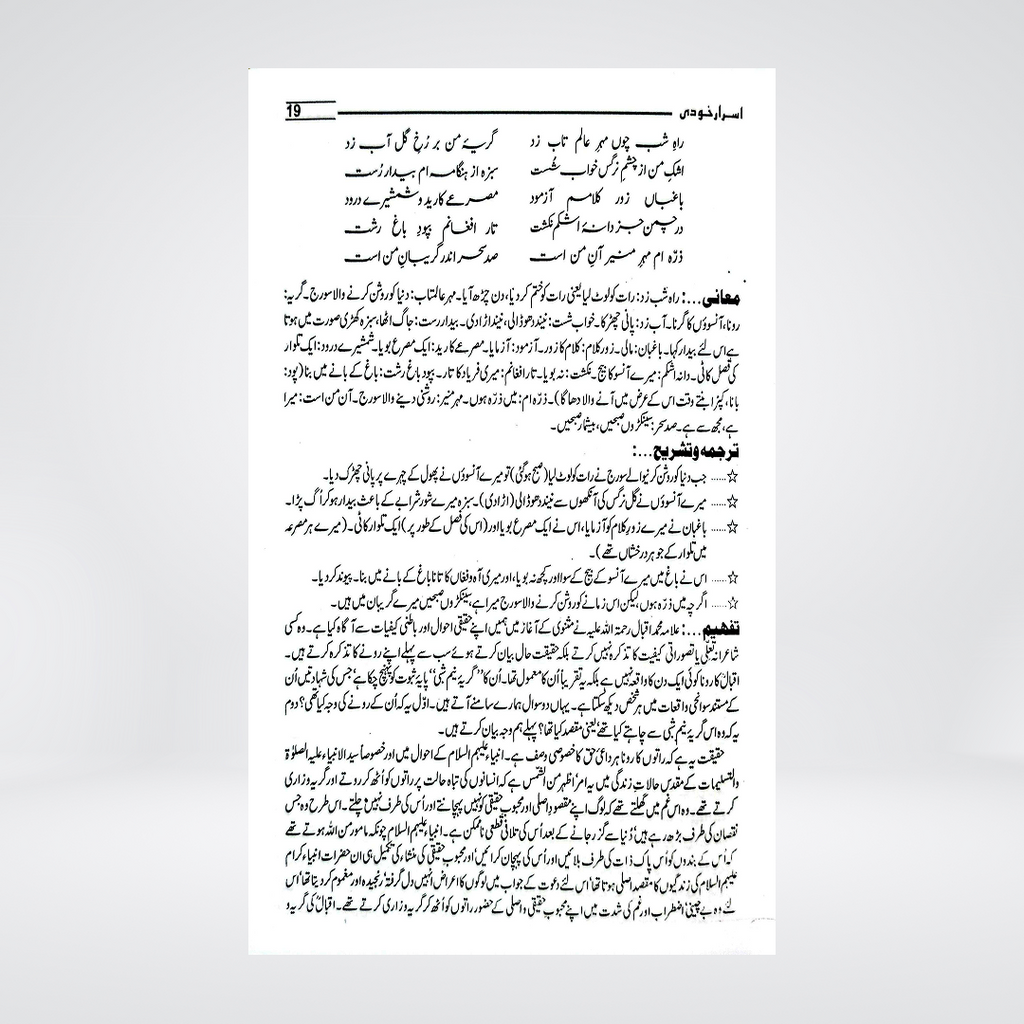 Sharah Kulliyat-e-Iqbal | Professor Hamidullah Shah Hashmi
