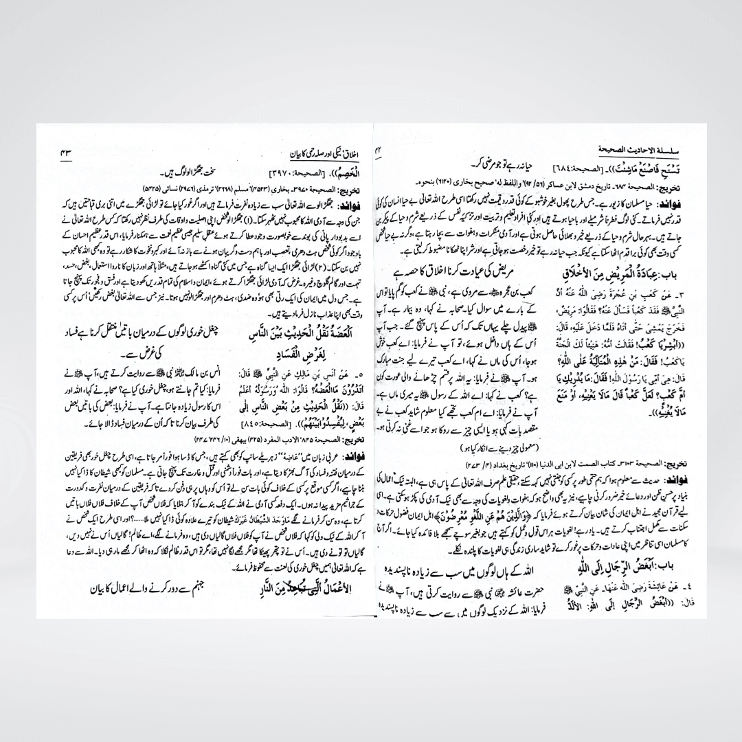 Silsila Ahadith e Sahihah | Complete Set | 3 Volumes | Sheikh Nasiruddin Albani - Maktaba Quddusia 