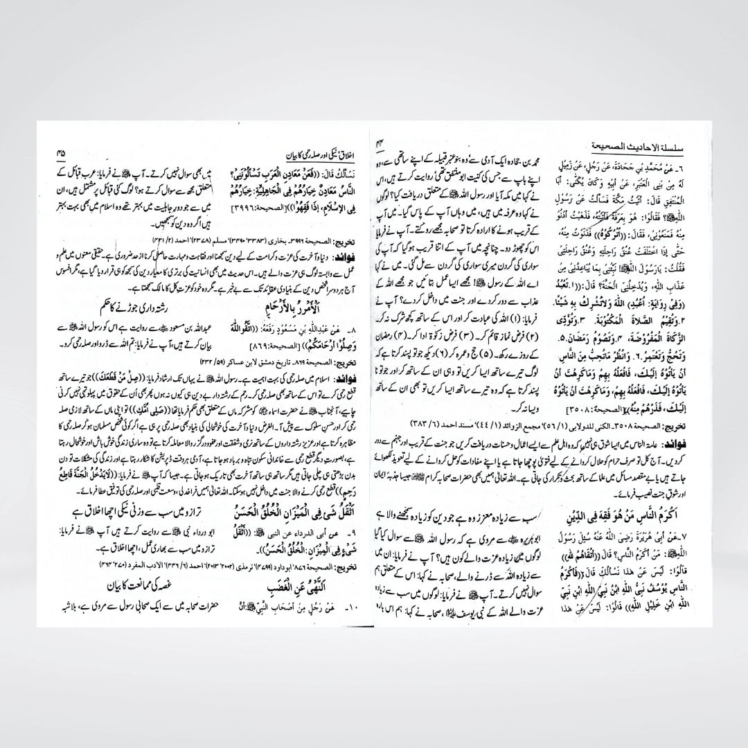 Silsila Ahadith e Sahihah | Complete Set | 3 Volumes | Sheikh Nasiruddin Albani - Maktaba Quddusia 