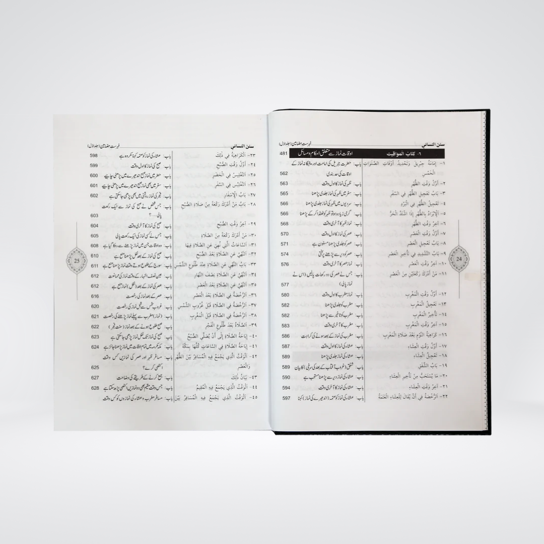 Sunan An-Nisai | Urdu | Complete Set | 7 Volumes - Maktaba Quddusia 