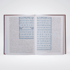 Tafsir Ahsan ul Bayan inside page showing Arabic Quran text alongside Urdu commentary