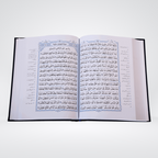 Inside pages of Tafsir Kalimaat Al Quran with Urdu word meanings