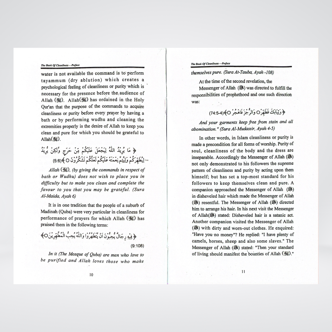 The Book of Cleanliness - Maktaba Quddusia 
