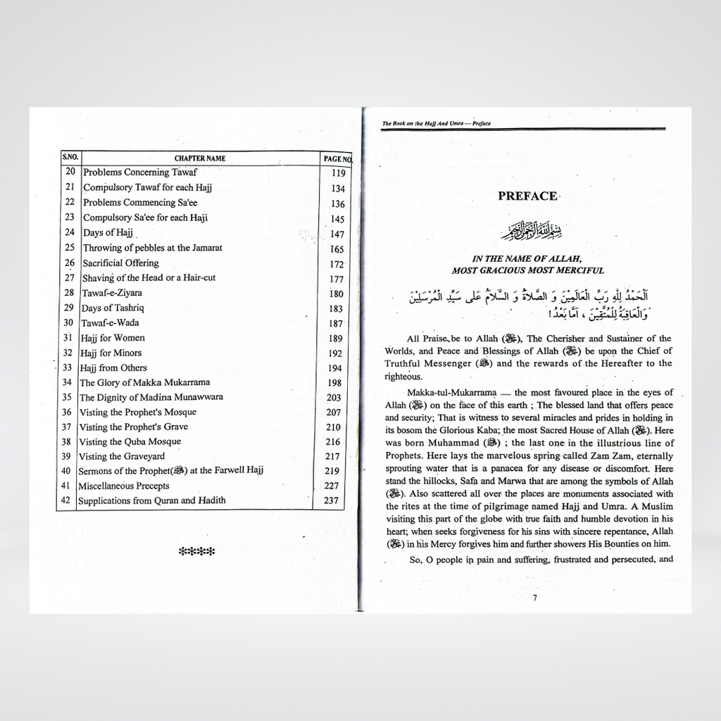 The Book of Hajj & Umrah - Maktaba Quddusia 