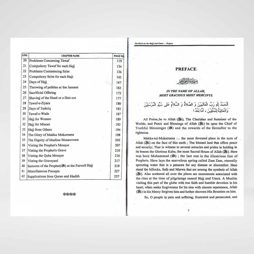 The Book of Hajj & Umrah - Maktaba Quddusia 