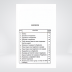 Inside pages of The Book of Supplication English Islamic book