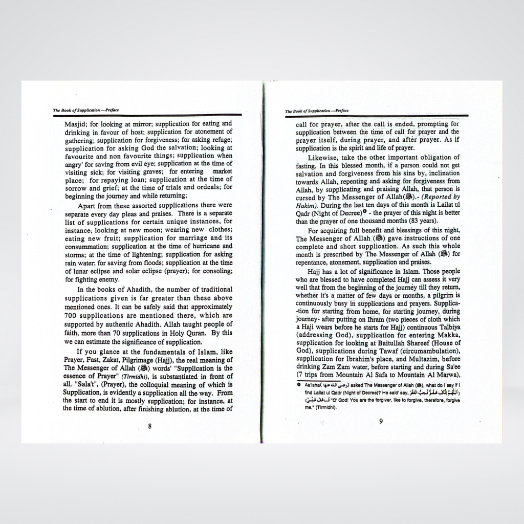 The Book of Supplication - Maktaba Quddusia 
