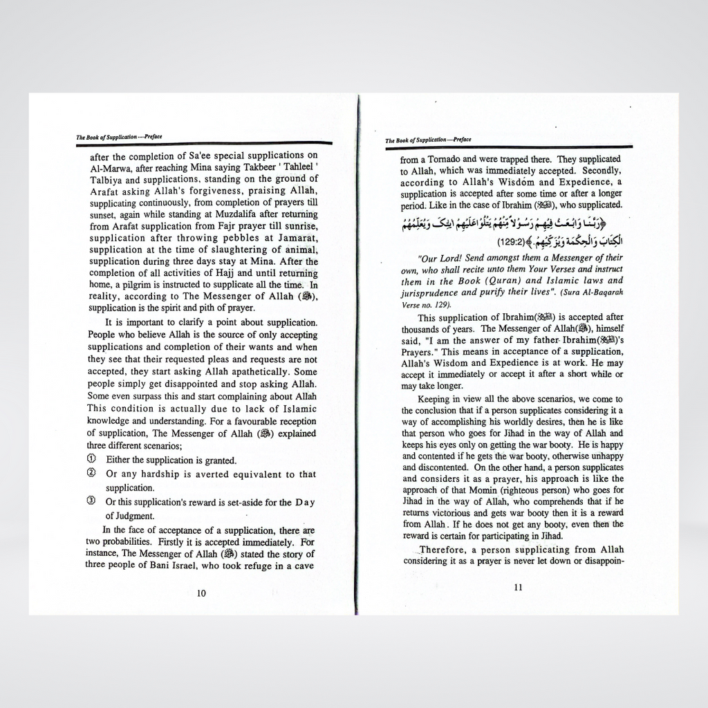 The Book of Supplication - Maktaba Quddusia 