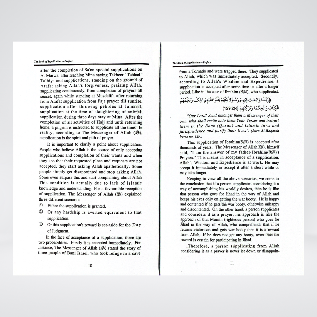 The Book of Supplication - Maktaba Quddusia 
