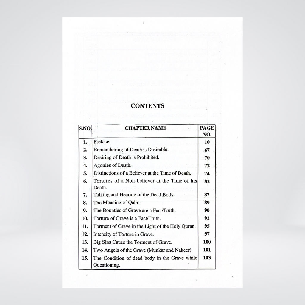 The Book on Details of Grave - Maktaba Quddusia 