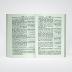 Inside pages of The Noble Quran soft cover Arabic-English edition