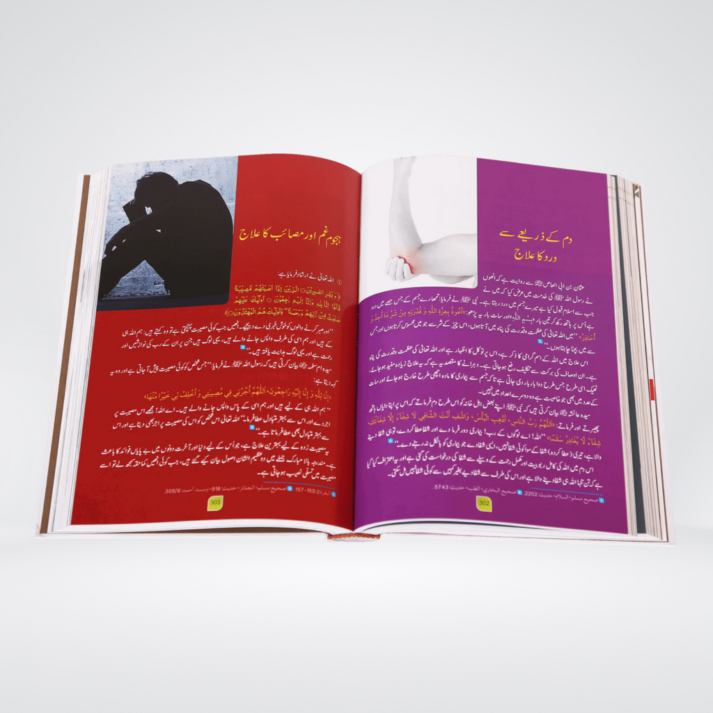 Tib e Nabvi Urdu prophetic medicine book back cover