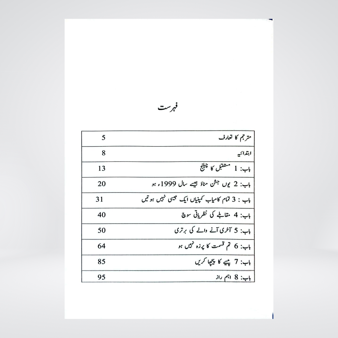 Zero To One (Urdu)