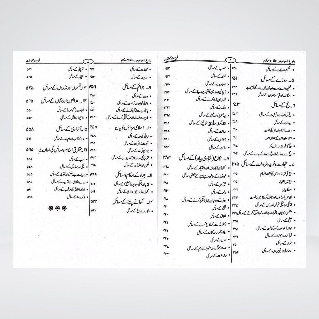 Bulugh al Maram - Maktaba Quddusia 